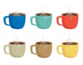 Cup of coffee set