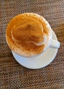 Cup of coffee with sugar