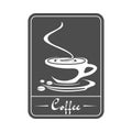 A cup of coffee. Vector icon for coffee shops, websites and applications