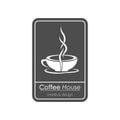 A cup of coffee. Vector icon for coffee shops, websites and applications