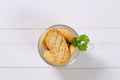 Cup of crispy rusks Royalty Free Stock Photo