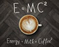 Cup of energy coffee Royalty Free Stock Photo