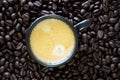 A cup of espresso coffee Royalty Free Stock Photo