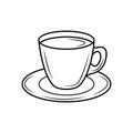 Cup of espresso vector icon