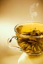 Cup of fresh green japanese tea Royalty Free Stock Photo