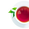 Cup of freshly brewed tea