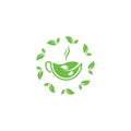 a cup green tea icon vector illustration design Royalty Free Stock Photo