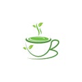 a cup green tea icon vector illustration design Royalty Free Stock Photo