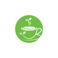a cup green tea icon vector illustration design Royalty Free Stock Photo
