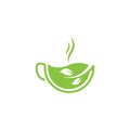 a cup green tea icon vector illustration design Royalty Free Stock Photo