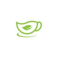 a cup green tea icon vector illustration design Royalty Free Stock Photo