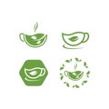 a cup green tea icon vector illustration design Royalty Free Stock Photo