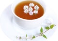 Cup of green tea isolated Royalty Free Stock Photo