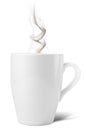 Cup with hot beverage Royalty Free Stock Photo