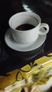 A Cup of Hot Black Coffe Royalty Free Stock Photo