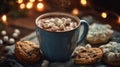Cup of hot chocolate Royalty Free Stock Photo