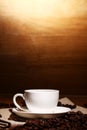 Cup of hot coffe Royalty Free Stock Photo