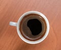 Cup hot coffee Royalty Free Stock Photo