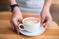 Cup of hot and nourishing coffee Royalty Free Stock Photo