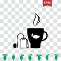 Cup of Hot Tea Vector Icon