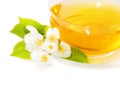 Cup of the jasmin tea Royalty Free Stock Photo