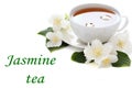 Cup of jasmine tea Royalty Free Stock Photo