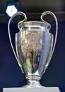 The cup of the men`s UEFA Champions League Royalty Free Stock Photo