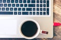 cup with morning coffee Royalty Free Stock Photo