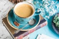 A cup of morning coffee Royalty Free Stock Photo