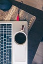 cup with morning coffee Royalty Free Stock Photo