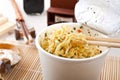 Cup of ramen noodles