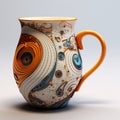 Unique 3d Cup Design With Realistic Details And Vibrant Colors