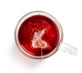 Cup of red fruit tea Royalty Free Stock Photo