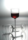 Cup of red wine cabernet Royalty Free Stock Photo