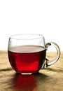 Cup of roibos fruit tea Royalty Free Stock Photo