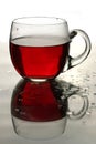 Cup of roibos fruit tea Royalty Free Stock Photo