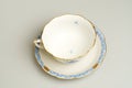 Cup and saucer on light background. Herend Porcelain Hungary