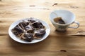 Cup and Saucer with Teabags