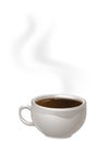 Cup of Steaming Coffee