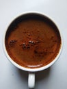 A cup of strong robusta coffee Royalty Free Stock Photo