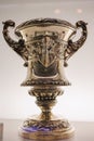 Cup Symbolizing Victory in a Competition for Barcelona Football Club Soccer Team-Catalan League
