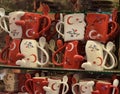 Cup with symbols of Turkey Royalty Free Stock Photo