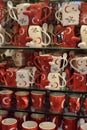 Cup with symbols of Turkey Royalty Free Stock Photo