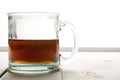 Cup of tea backlit