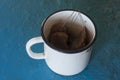 Cup with Tea Bags Royalty Free Stock Photo