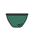 Cup for tea ceremony. Doodle style