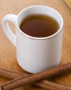 Cup of Tea With Cinnamon Sticks