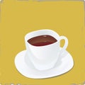 Cup Of Tea Or Coffee Vintage Sign