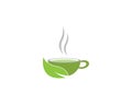 Cup of tea logo template