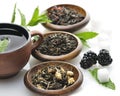 Loose Tea Assortment Royalty Free Stock Photo
